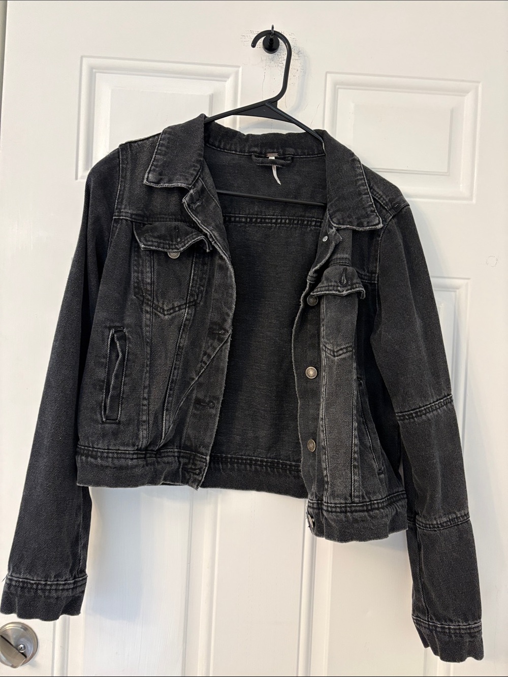 Free People Washed Denim Jacket sz small